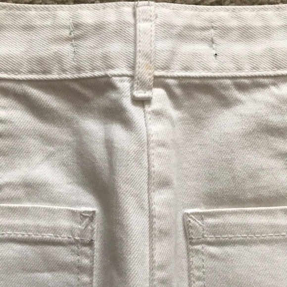 SOLD Hollister White A Line Denim Skirt - Picture 6 of 8